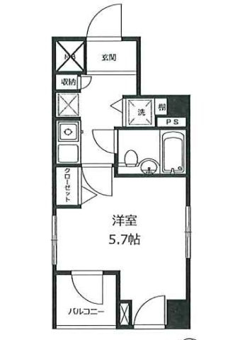コート文京白山の間取り