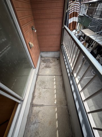 永山邸のバルコニー