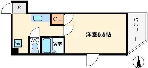 ドエル南堀江１番館の間取り|ドエル南堀江１番館　間取図