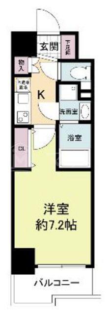 セレニテ心斎橋グランデの間取り