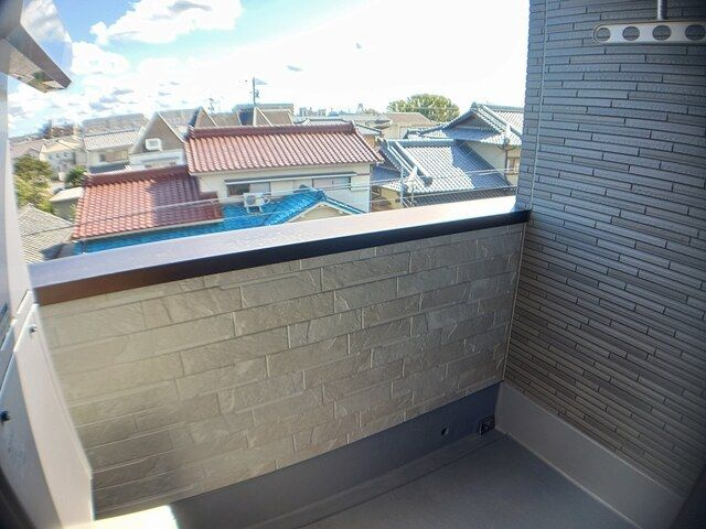 シャンテ瑞穂Ⅰのバルコニー