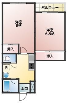 ハイツキャピタルの間取り