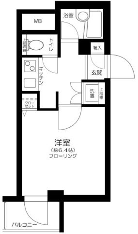 リガーレ本所吾妻橋の間取り|間取りです。
