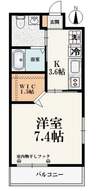 エース桜台の間取り|【間取り】　リニューアル物件