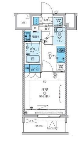 リヴシティ川崎の間取り|間取りです。