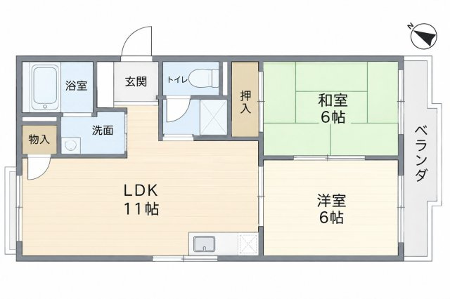 【間取り】 | ファミール御影