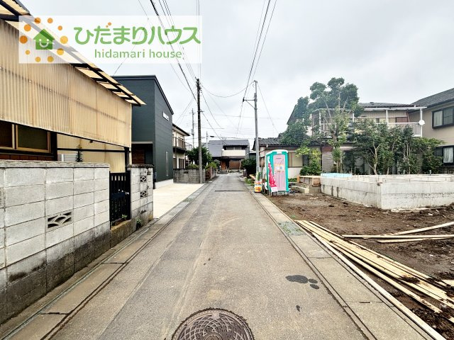【前面道路含む現地写真】 | 土浦市中村南第12　新築戸建 | 9月15日撮影