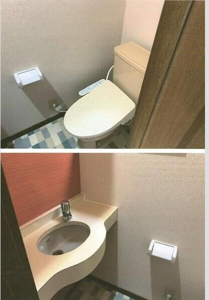 西尻池1丁目戸建貸家のトイレ