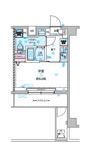 GENOVIA妙典Ⅱの間取り