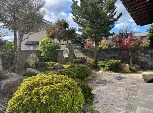 中古戸建　今市町北本町の庭