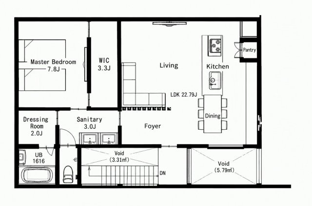 東芦屋町 売土地の参考プラン|2F