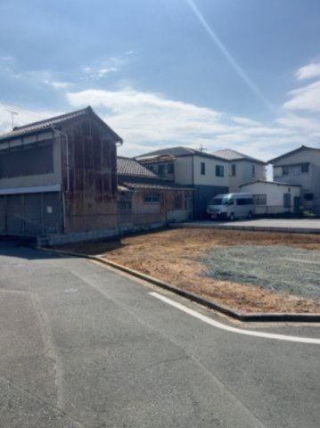 豊橋市老松町の売地の外観