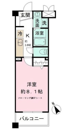 ＬＥＯ伍拾伍番館の間取り