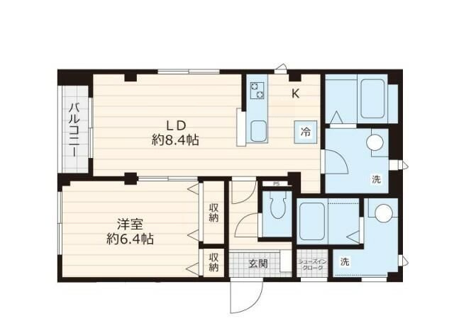 カーサ　マルフィールの間取り|間取りです。