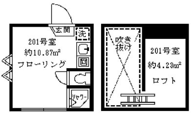 杉並区西荻南４丁目のアパートの間取り