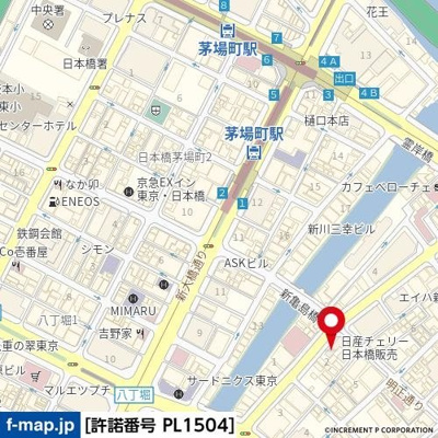 【地図】 | いづみハイツ茅場町