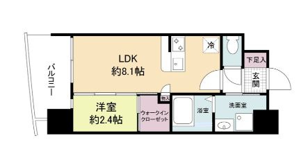セレニテ難波西アリエの間取り