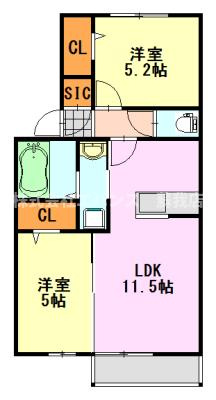 【間取り】 | フォレステラ葛城
