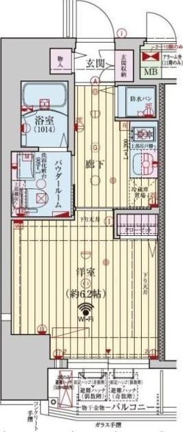ファーストフィオーレ神戸元町の間取り