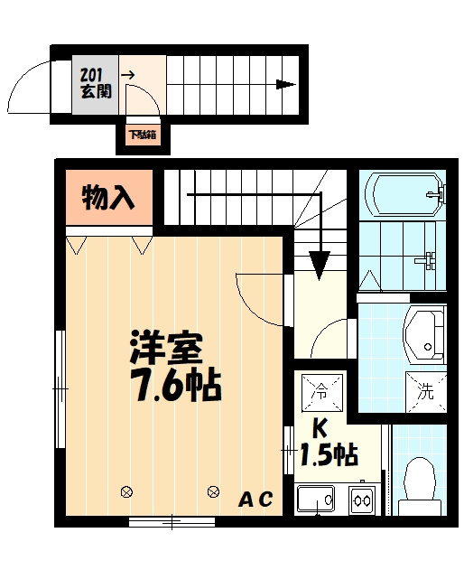 Ａｐｒｉｃｏｔ　Ｈｏｕｓｅの間取り