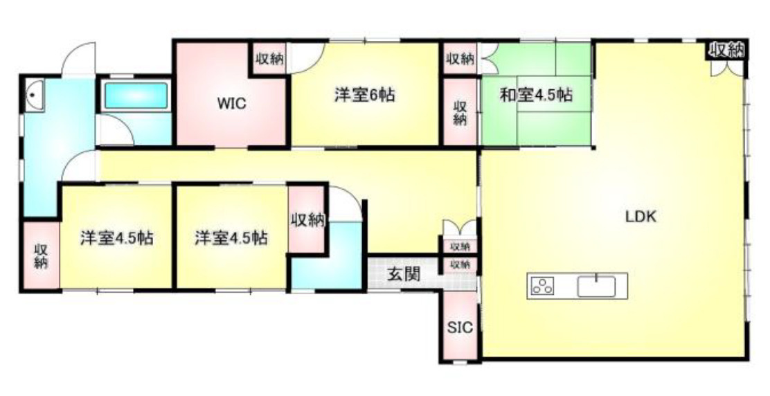 新須賀町1丁目　中古住宅の間取り