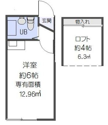 ゼフィール南浦和Ⅰの間取り