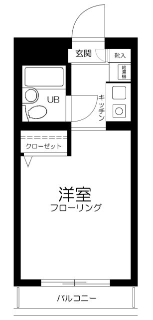 シティクレスト壱番館の間取り