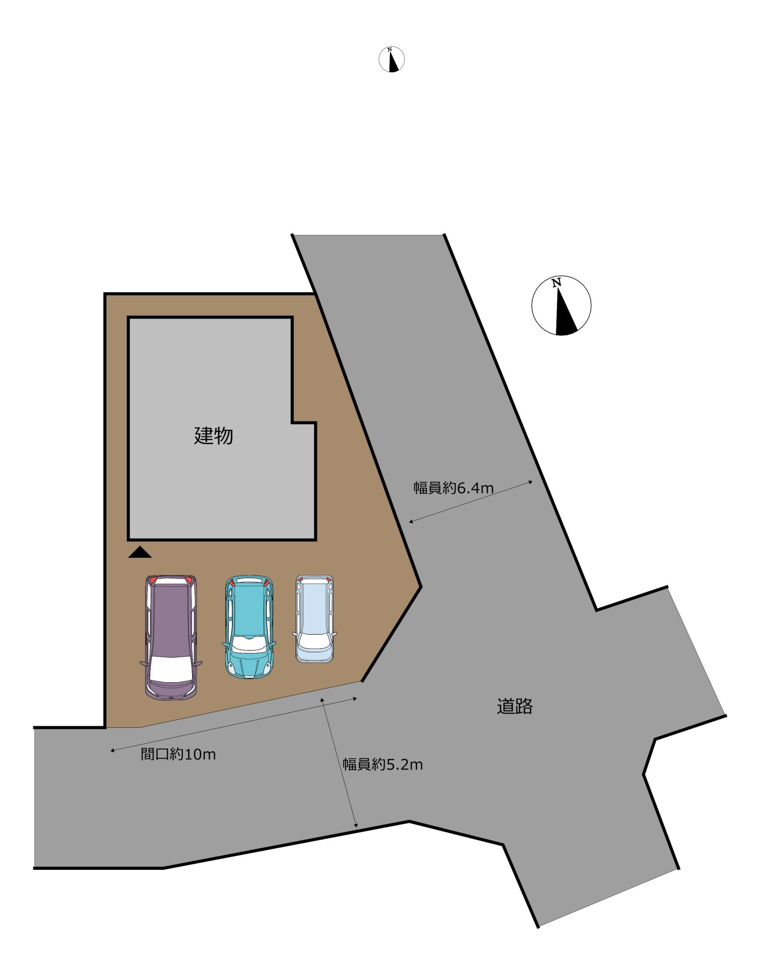 八戸市大字白銀町字栗沢道の区画図|【リフォーム前】RF予定区画図です。