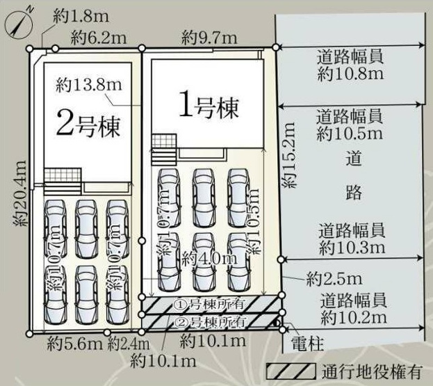 【区画図】 | 伊豆の国市中條第2　新築一戸建て　2号棟