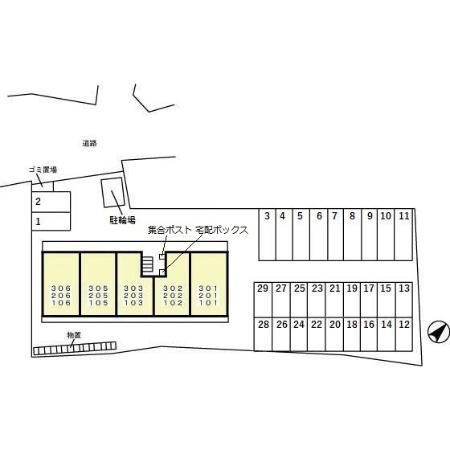 セジュール・ユーの区画図