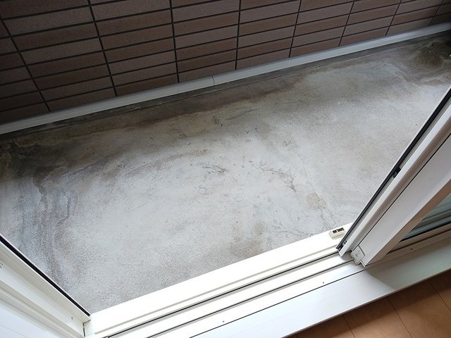 スウィートＡのバルコニー