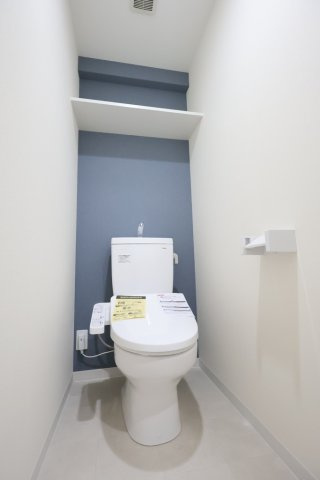 熊本市北区龍田陳内３丁目の賃貸マンションのトイレ