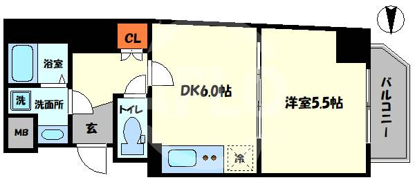 SOAR SHINIMAMIYAの間取り|SOAR SHINIMAMIYA　間取り