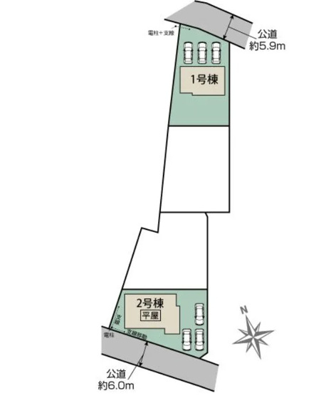 【区画図】 | 本庄市東台5丁目　ブルーミングガーデン　新築戸建　全2棟　2号棟 | 2号棟