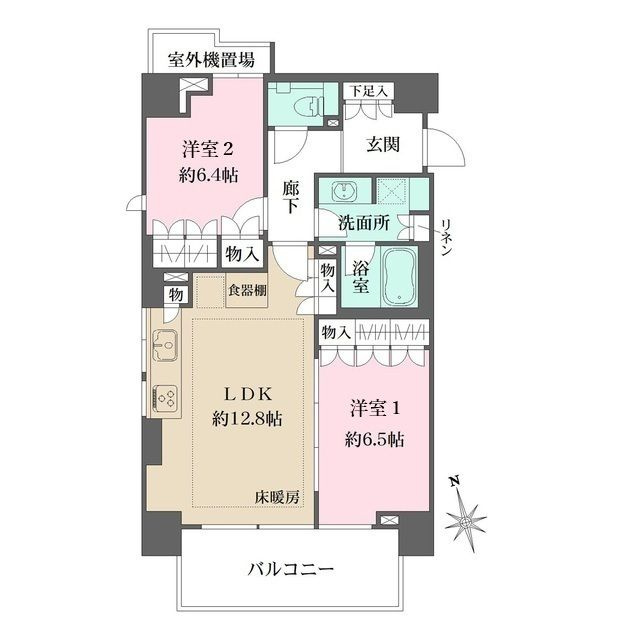 パークハウス麻布十番アーバンスの間取り