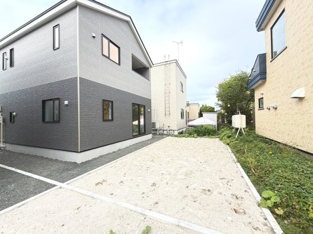 【新築戸建】江別市大麻東町2棟の庭