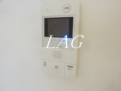 【セキュリティ】 | プルームレスト | モニター付きインターフォンです。