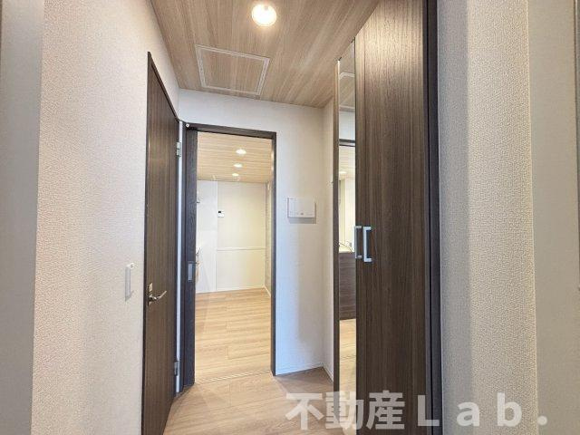 ベルイール　A棟の玄関