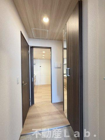 ベルイール　A棟の玄関