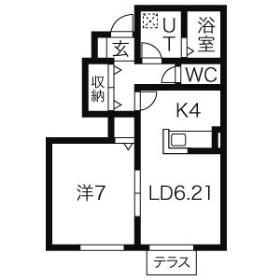 【間取り】 | ルミエールS&S(ルミエールエスアンドエス)