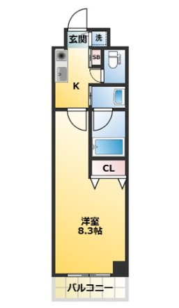 レスタージュ上板橋の間取り