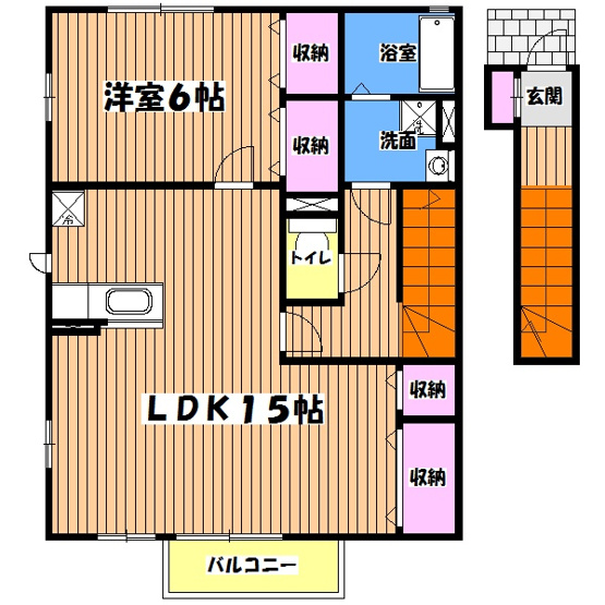 【間取り】 | ロワジールⅠ
