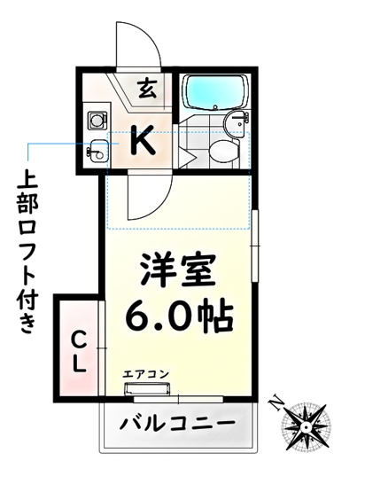 【間取り】 | アーバンフラット新瑞橋【名古屋市賃貸・駅近】