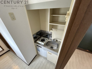壁付けキッチンでスペースを有効活用できます！