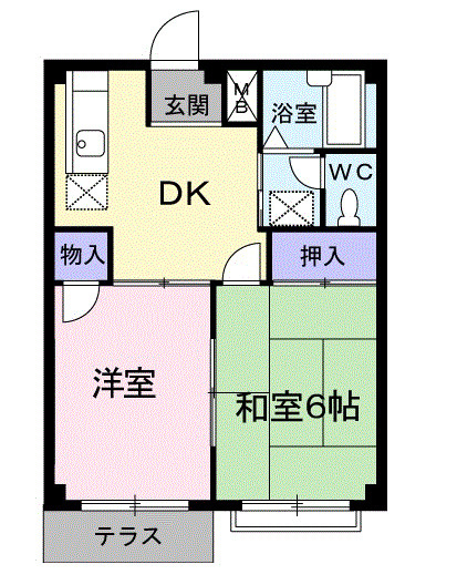 町谷サンコートの間取り