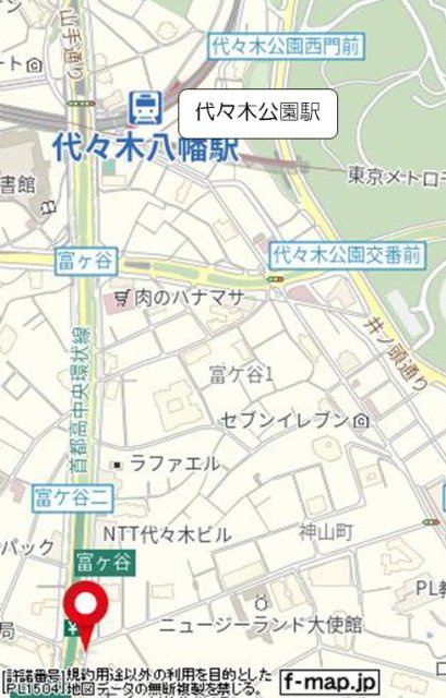 トーシンフェニックス松濤の地図