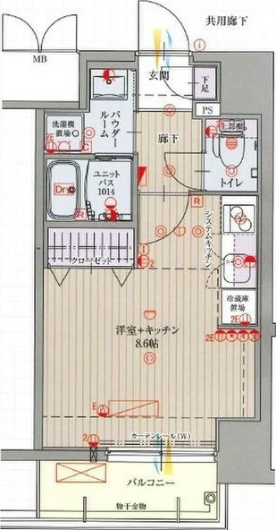 パルティール金山の間取り
