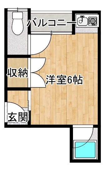 カレッジハウスニシガミⅢの間取り
