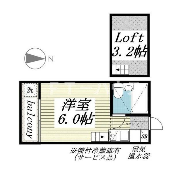 エクセル市川の間取り