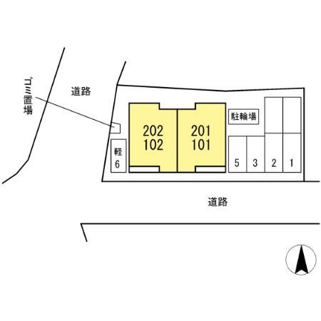ドルチェの区画図